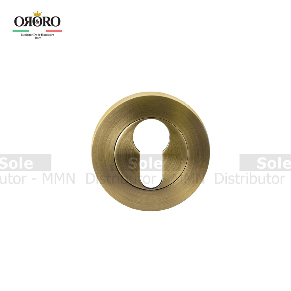 Oro & Oro Round Key Hole Size (55X55)mm BLK,MSN & MAB Finish (Each) - OROKHR16E