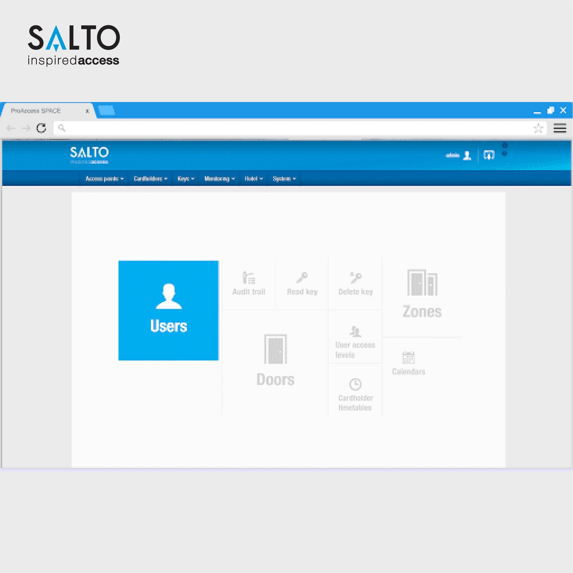 SALTO Pro Access SPACE Software Access control software Specifications