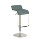 Mcoco Adjustable Bar Chair Square Leather, Weight Loading Capacity 110Kg, Black, Brown & Grey Colour - AB.319