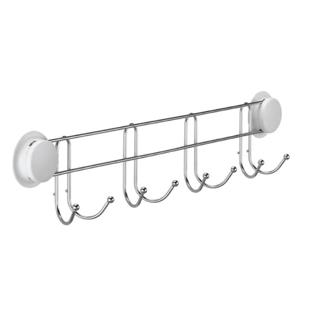 Suction hooks for the shower are designed with 8 towel hooks, suitable for hanging towels on the bathroom wall.  We can fix the bathroom hooks on the wall just minutes, never drill holes or screws. The heavy-duty suction cup helps stick on a smooth wall firmly.