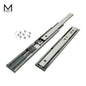 Mcoco Drawer Railing Soft Closing Full Extension Ball Bearing Slide, Sizes 300-500mm, Zinc Plated - S4502A