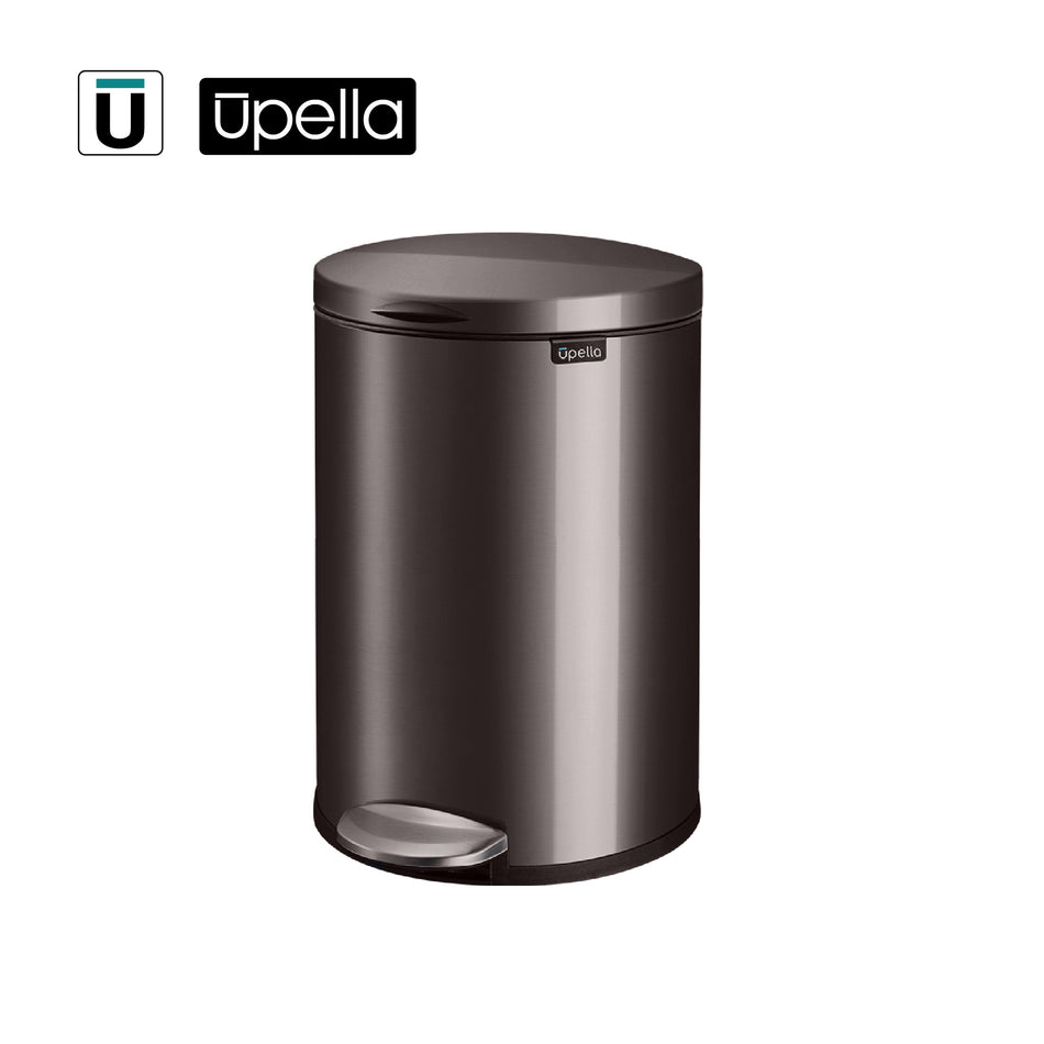 Upella Cavalier Waste Bin Colors Titanium, Brown, Gold, Misty Blue & Grey - WBUC