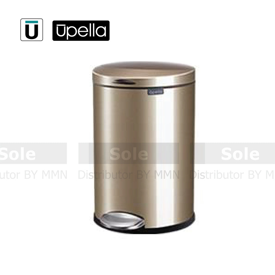 Upella Cavalier Waste Bin Colors Titanium, Brown, Gold, Misty Blue & Grey - WBUC