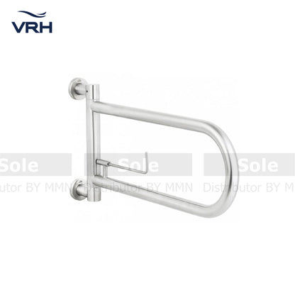 VRH Grab Bar Swing Rail Support, Size 580x220mm OD: 32mm, මල නොබැඳෙන වානේ- FBVHS.0102CS