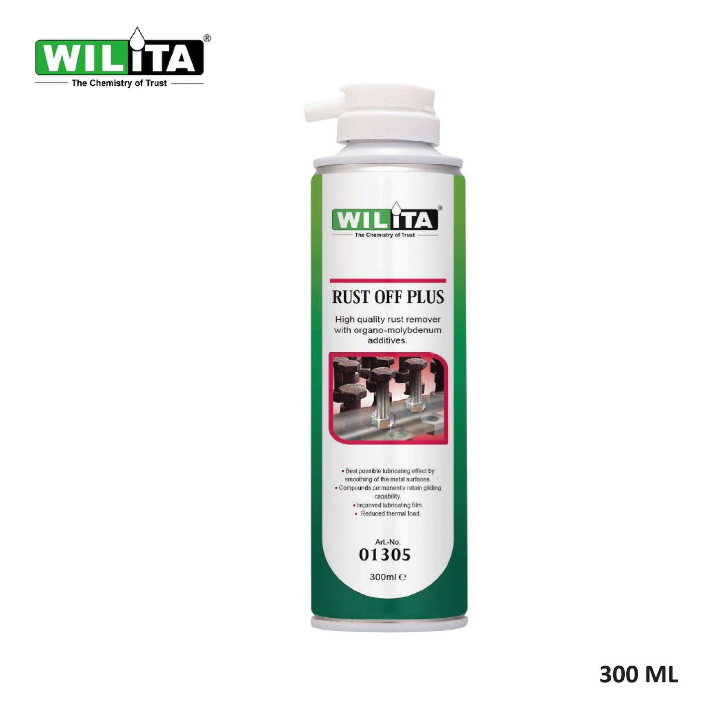 Wilita Rust Off Plus 300ml (01305)- WL01305RUST