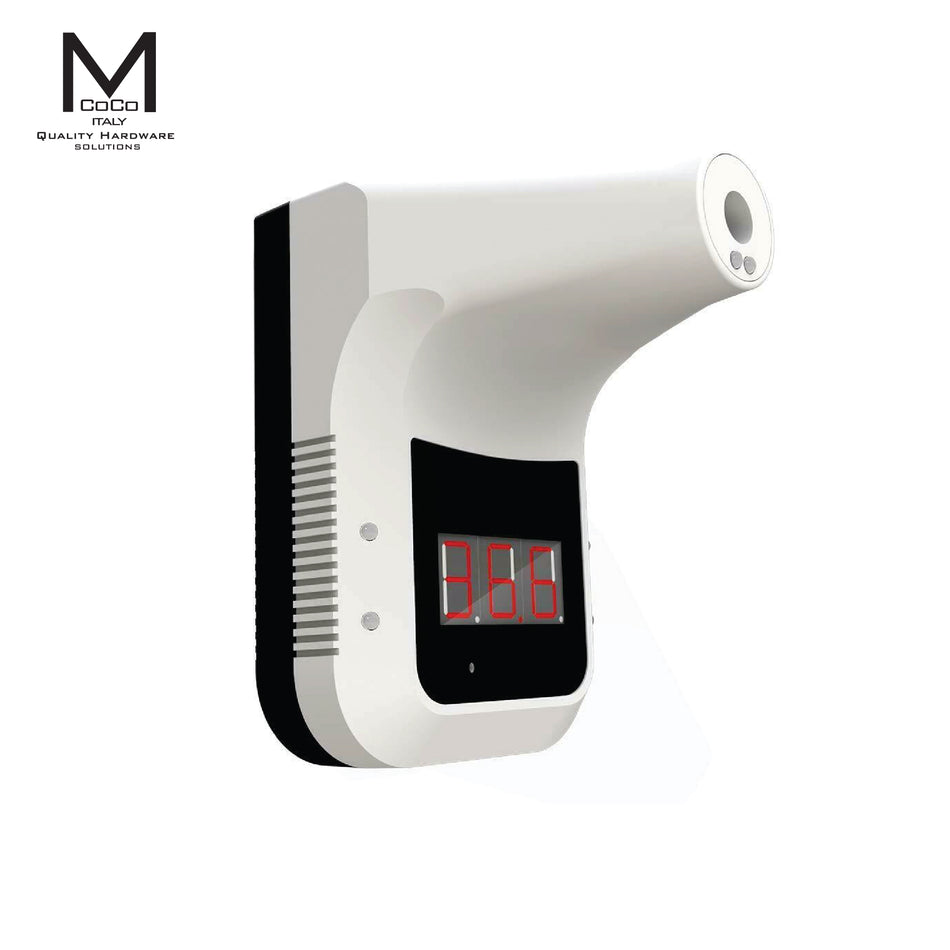 Mcoco Infrared Automatic Quick Thermometer, Non-Contact, Wall Mounted, White Color - WMTMWT