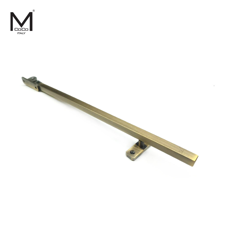 Mcoco Window Stay Square Box Type, Size 12 inches, Stainless Steel, Antique Brass, Polished Brass & Graphite Grey Finish - WSSM12NEO