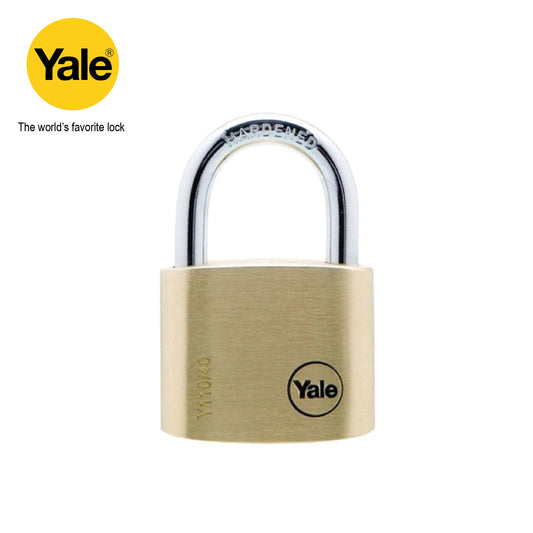 Yale General-purpose Padlock Size 20mm,30mm,40mm,50mm & 60mm Solid Brass Body - Y110