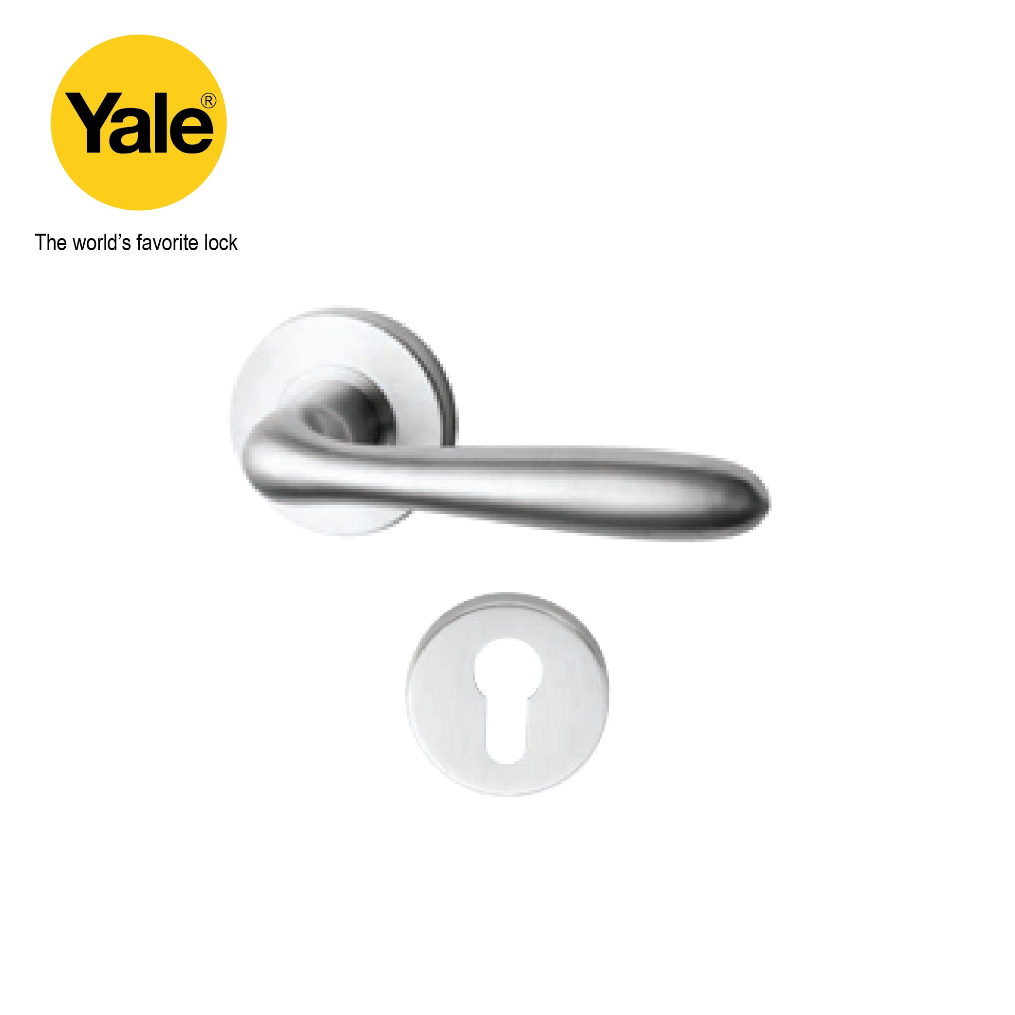 Yale Round Lever Main Door Lock - YTL – M. M. Noorbhoy & Co (Pvt) Ltd