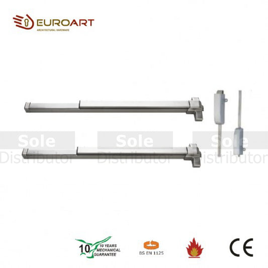 EuroArt Touch Bar Panic Latch Length 840mm Stainless Steel 304 - EED301SS