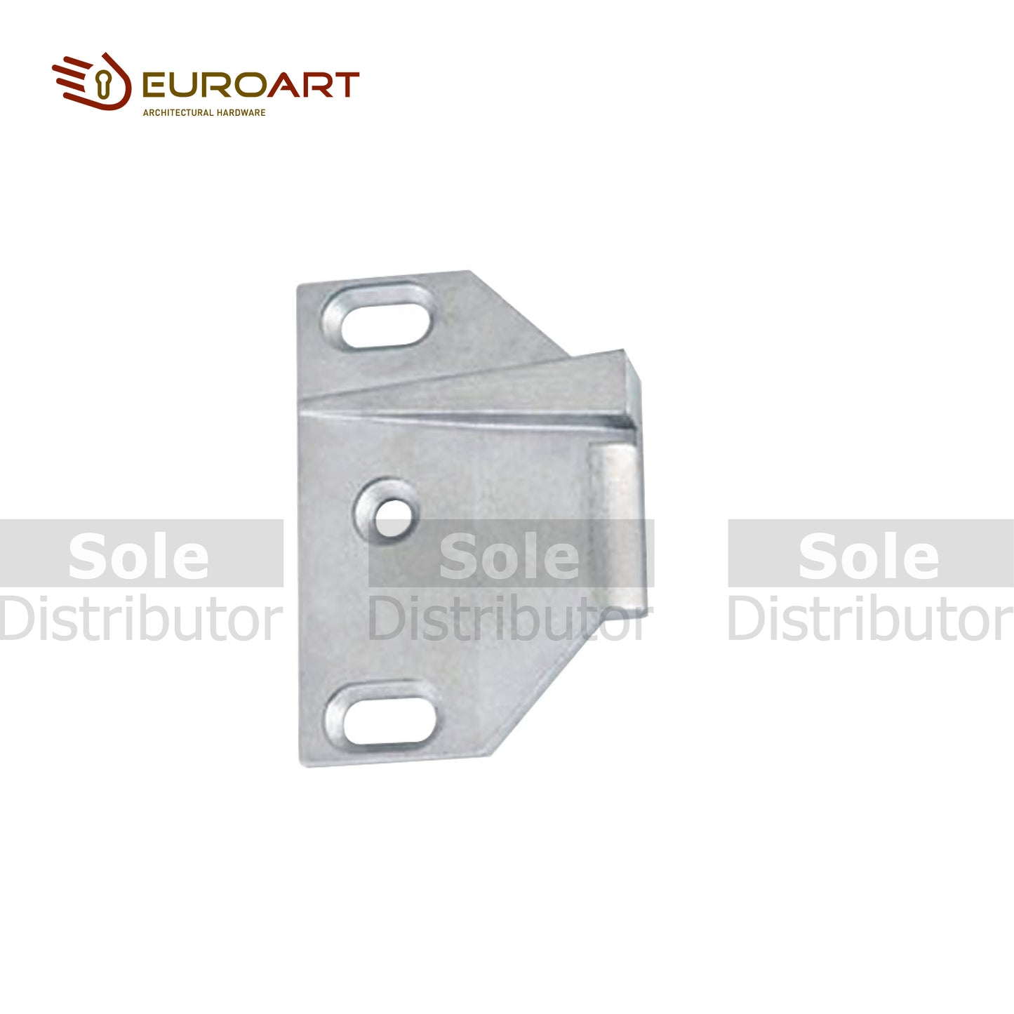 EuroArt Double Door Lock Strike , Satin Stainless Steel Finish - DDS223SS