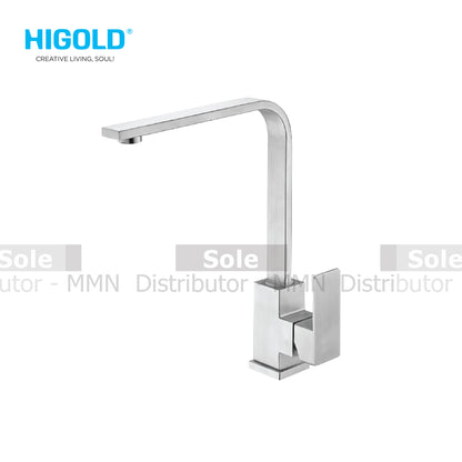 Higold Kitchen Faucet Cold & Hot Water Dimension 228x318mm Stainless Steel  - HG980003