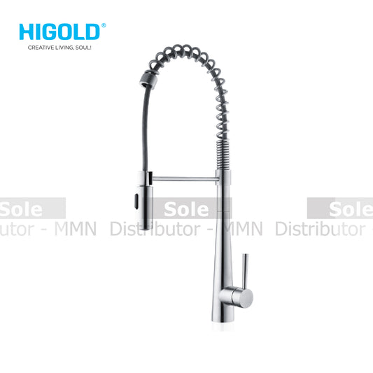 Higold Kitchen Faucet Cold & Hot Water Dimension 280x630mm Stainless Steel - HG980096