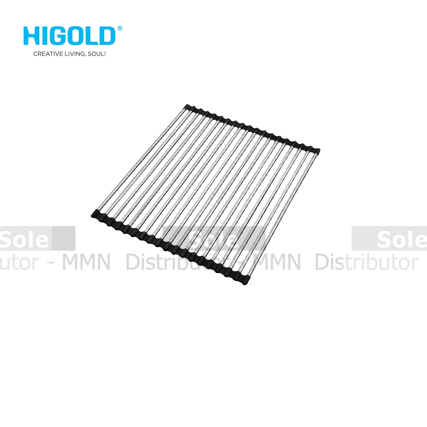 Higold Rollmat For Kitchen Sink Dimension 440x320x9mm Stainless Steel - HG987017 (987002)