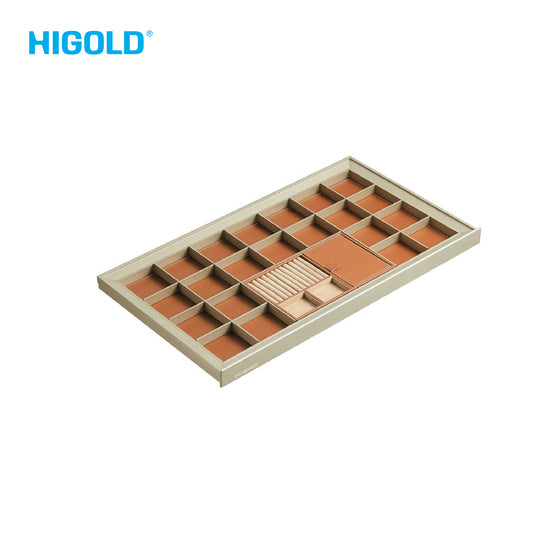 HIGOLD Armani Creative storage bo,-Cabine 900mm -orange + cobalt gold Soft Close (Angas) - HG703744