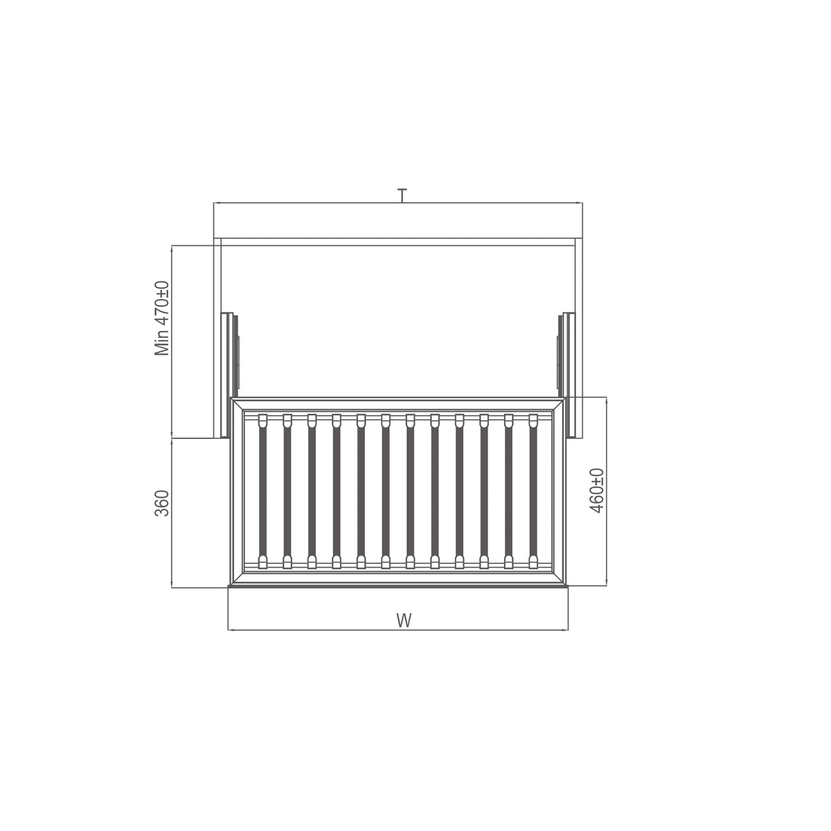 Higold Armani Trousers Rack Cabinet 900mm Soft Close Cobalt Platinum C ...