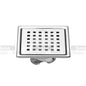 Kich Floor Drain Square, Size 6x6 Inches, Corrosion Resistance AISI 304 Grade Stainless Steel, Matt Finish -FD226S