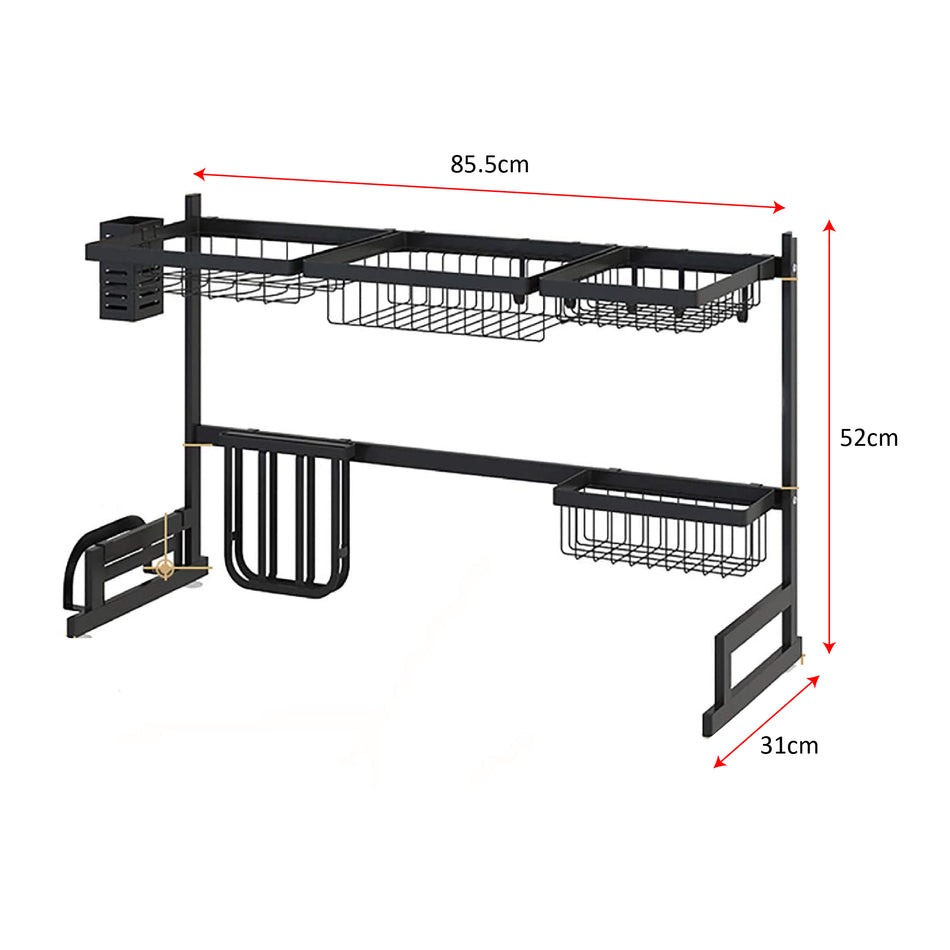 Mcoco Sink Shelf Rack Size 650mm & 850mm Stainless Steel - SS