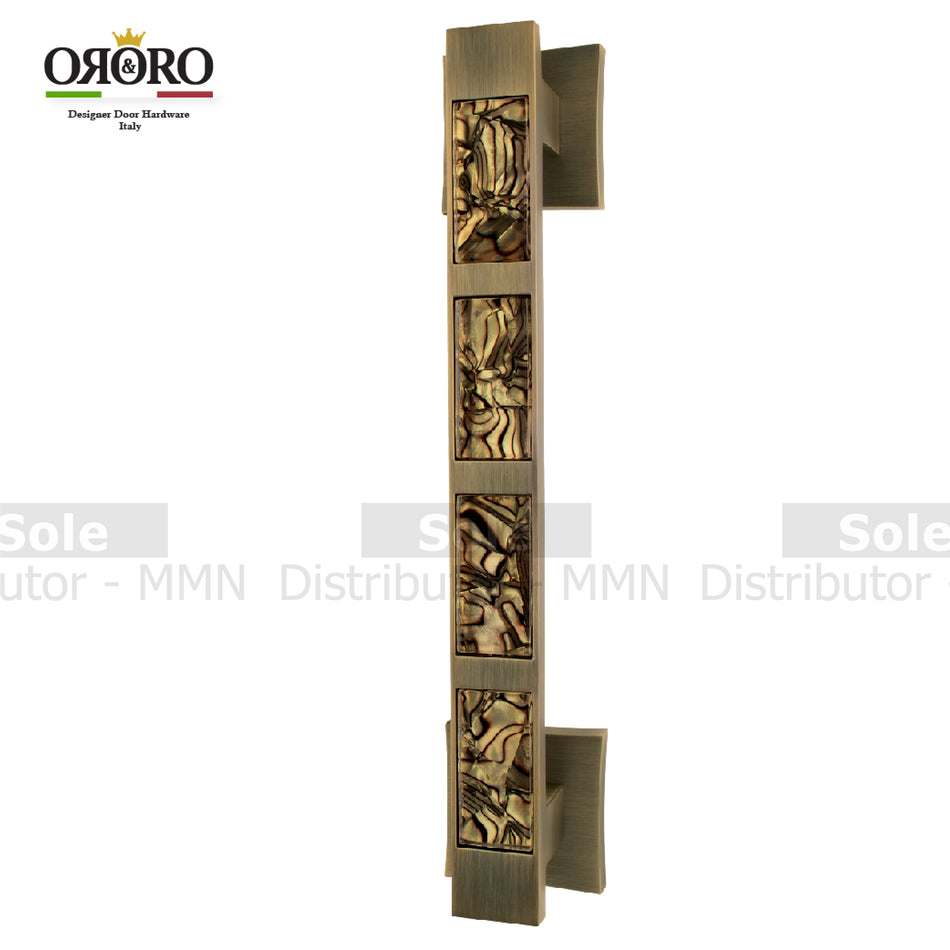 Oro & Oro Main Door Pull Handle Size 10.5 Inches Matt Antique Brass Finish (Each) - ORO203S13EMAB