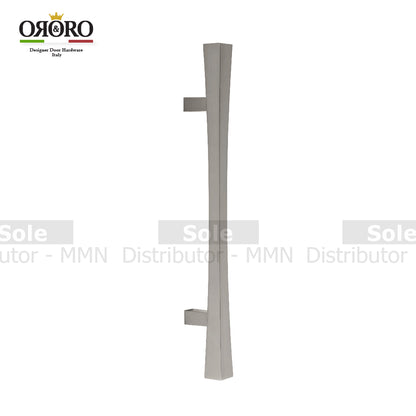 Oro & Oro Main Door Pull Handle Size 18 Inches WAB & Matt Satin Nickel Finish (Each)- OROL05