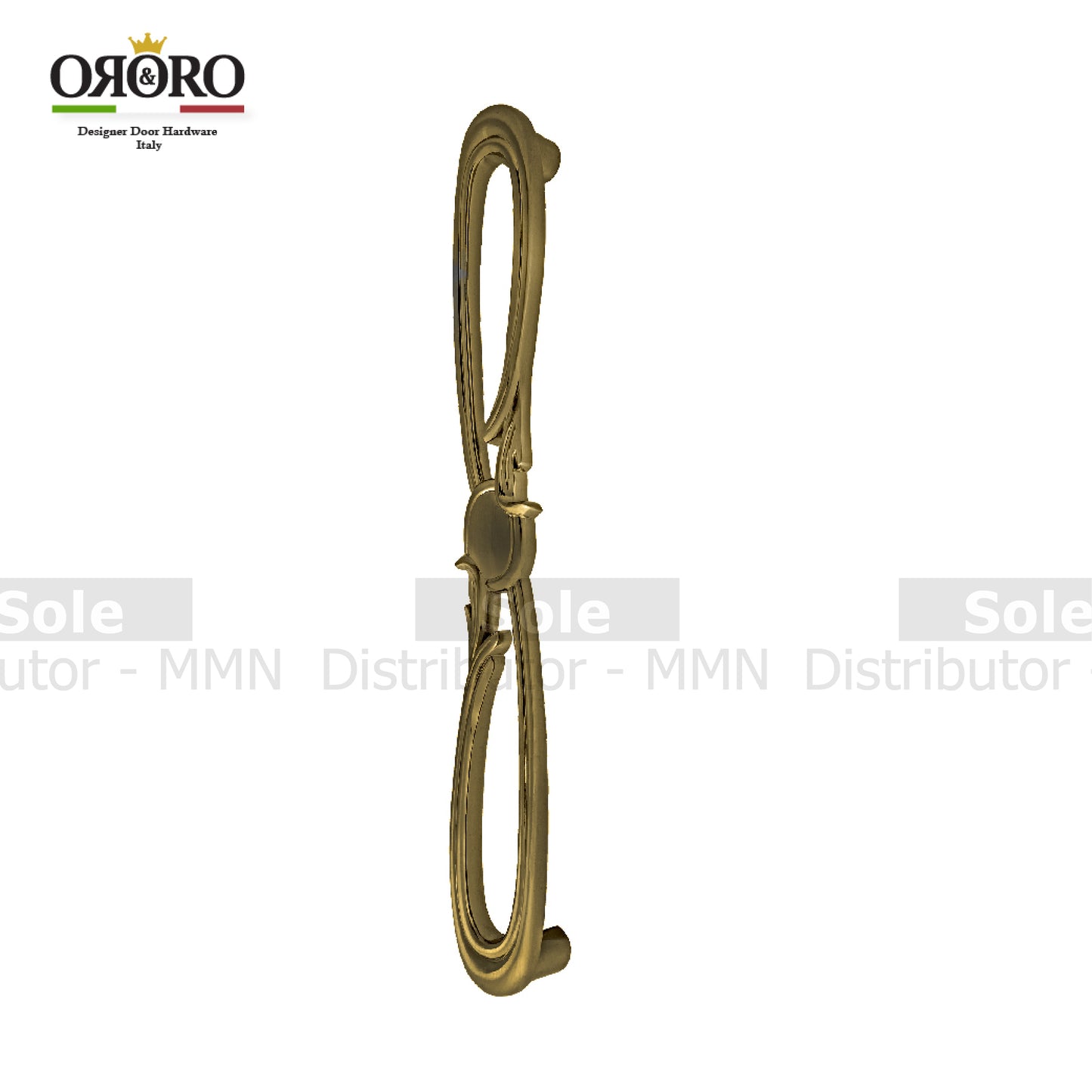 Oro & Oro Main Door Pull Handle Size 17 Inches Matt Antique Brass Finish (Each) - OROL12MAB