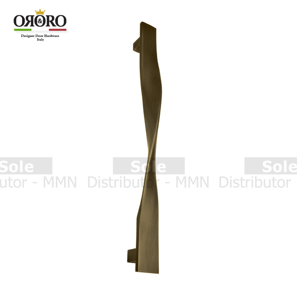 Oro & Oro Main Door Pull Handle , Size 20 Inches , Matt Antique Brass, Matt Satin Nickel & Titanium Finish (Each) - OROL14