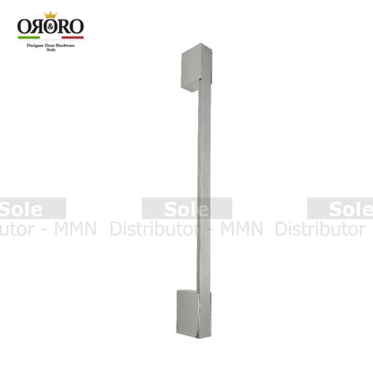 Oro &amp; Oro Main Door Pull Handle , ප්‍රමාණය අඟල් 20 සහ 32 , SS Chrome ප්ලේටඩ් සහ Matt Satin Nickel Finish (එක් එක්)- OROSS8011
